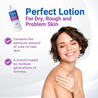 Dermal Therapy Extra Strength 5% AHA 10% Urea Body Lotion - Healing for Extremely Dry, Cracked Skin - Fragrance-Free - Sensitive Skin, Diabetes & Medication-Induced Dryness - 8 fl oz / 240 ml