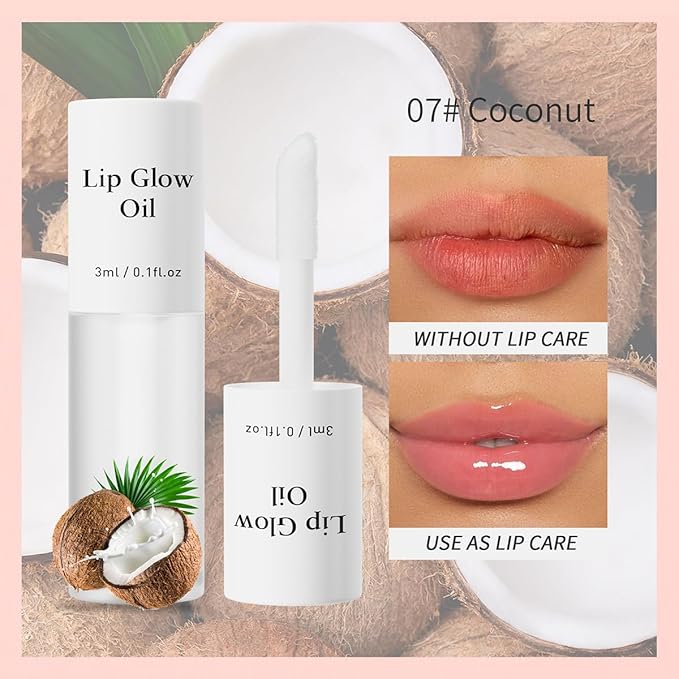 Korean Lip Oil - Fruity Flavor Lip Glow Glow