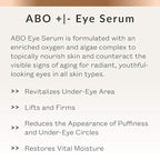 CIRCCELL ABO Eye Serum, Day & Night Oxygenating Serum, Regenerative Anti-Aging Under Eye Serum for Wrinkles, 0.5 Count