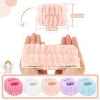 Absorbent microfiber spa wrist towels,