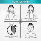 M MARAMIRA Under Eye Mask Dark Circles and Puffiness, Hydrating Eye Patches for Puffy Eyes to Brighten & Moisture, Reducing Fine-Lines & Dark Circles, Eye Pads for Authentic Beauty (28 Pads-Gold)