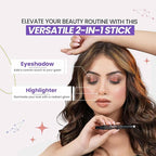 CHARMACY Multichrome 2 in 1 Cream Eyeshadow Stick, Waterproof Eye Brightener Highlighter Stick Makeup, High Pigmented, Smudge-Proof, Vegan & Cruelty-Free (SET2-902/904/906)