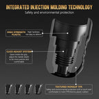 Ambition Soldier 42MM Disposable Tattoo Grips - 12Pcs Professional Tattoo Rubber Grip Cover with Click Adjust System Supply for Rotary Soldier, Zetton, Torped & Shura Tattoo Pen Machine Gun