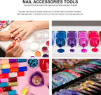 Minkissy 2pcs Resin Nail Art Palette Polish Holder