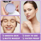 AIUEO Lavender Matte Setting Powder Sunscreen Powder Oil De Maquillaje