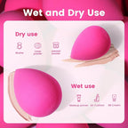 BEAKEY 5 Pcs Makeup Sponges, Latex-Free