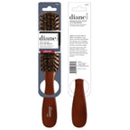 Diane Premium 100% Boar Bristle 7 Row Styling Brush for Men and Barbers, Medium-Firm Bristles for Thick Coarse Hair, Detangling, Smoothing