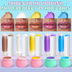 JCOOS Lip Gloss Making Kit, Lip Gloss Set for Teens Lip Kit Fun DIY Lipgloss Making Kit, Diy Lip Balm Kit Make Your Own Lip Gloss Making Kit, Moisturizing Lip Balm Base, Natural Beeswax, Lip Balm