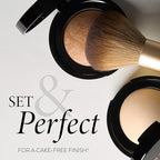 LAURA GELLER NEW YORK Setting Powder Brush - Makeup Brush for Setting - Set Face Makeup without Caking - Smooth Finish