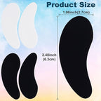 Under Eye Patches 2 Pairs, Silicone Reusable Eye Patches, Under Eye Mask for Skin Care Effect to Reduce Wrinkles and Fine Lines (Black, White)