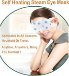 Qiai Self-Heating Steam Eye Mask 10 Packs for Better Sleep&Eye SPA|Reduce Dark Circles & Puffiness|Relief Eye Fatigue Dry&Itchy Eyes|Reduce Wrinkles|Heated Eye Mask Portable for Personal Care