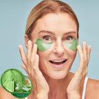 60 Pcs Under Eye Patches, Aloe Vera Eye Masks for Dark Circles & Puffiness with Collagen, Relieve Dryness, Reduce Fine Lines, Soothing Hydrating Under Eye Mask, Skin Care Eye Patches