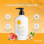 Naturals Hand & Body Lotion - Grapefruit Ginger, Hydrating Lotion with Aloe Vera, Vitamin E & Shea Butter, Moisturizing for All Skin Types, Paraben-Free, 12 Oz