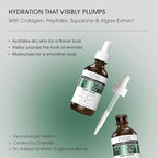 Advanced Clinicals Collagen Serum For Face | Visible Anti Aging Collagen Peptide Serum + Hyaluronic Acid Moisturizer Improves Look Of Wrinkles, Dry Skin, & Fine Lines, No added Fragrance, 1.75 Fl Oz