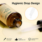 Gellen 30ml Ginger Nail Growth Serum for Nail Strengthener and Growth, Nail Repair Treatment for Weak Brittle Splitting Damaged Nails, Hydrated & Nourished Nail Care Solution for Hands & Feet