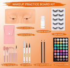 Makeup Practice Face Board, 3D Reusable Makeup Mannequin
