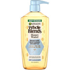 Garnier Whole Blends Honey Water Moisture Restoring Shampoo, Hair Care for Dry Hair and Dry Scalp with Honey Nectar and Floral Water, 28 Fl Oz