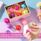 48 Pcs Ice Cream Party Decorations Lip Balm New School Classroom Gift for Preschool Toddler Back to School Exchange Party Favors Fruit Taste Lip Care Gift Birthday Gift Moisturizing Lip Balms