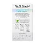 KISS Color Change Permanent Shampoo Dye, 100% Gray Coverage, Natural Plant & Herbal Extracts, All Hair Types, Moustache & Beard, 3-7 Minute Application, 4 Pre-Measured Pouches - Natural Black