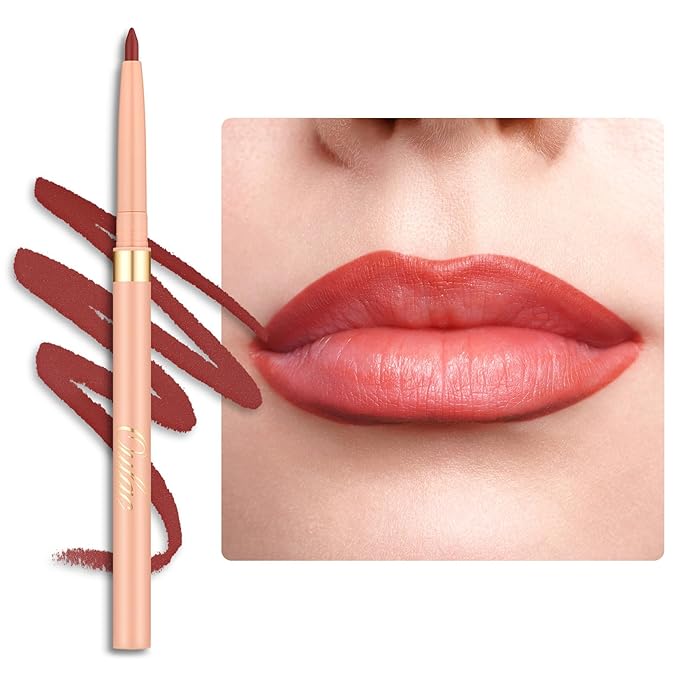 Oulac Waterproof Lipliner Pencil - Smooth and Creamy, Retractable Lip Makeup for Precision Application, Vegan & Cruelty-Free, LL06 Mulled Wine
