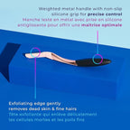 Schick Hydro Silk Dermaplaning Wand, Dermaplaning Tool for Face | Dermaplane Razor for Women Face, Eyebrow Razor, Peach Fuzz Remover, Includes 1 Weighted Metal Handle with 6 Refill Blades