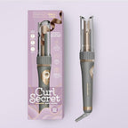 INFINITIPRO BY CONAIR Curl Secret Automatic Curling Iron - 3/4-inch Barrel - Hair Curler for All Hair Types and Lengths - Dual Voltage for Worldwide Travel