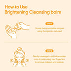BANILA CO Clean it Zero Brightening Cleansing Balm | Korean Makeup Remover for Radiant Complexion | Vegan | Cleansing Oil, Facial Cleanser Made with Vitamin C & Citrus Extract (100ml / 3.38 fl.oz)