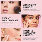 8 Colors Blush Palette, 4 Dry Powders +