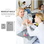 Stainless Steel Cosmetic Mixing Makeup Palette with Makeup