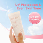 Zinc Sun Lotion - UV Protection, SPF 50+ PA ++++, Even skin tone, Lightweight & Hydrating formula, Non-Greasy, Korean Skincare, All Skin Types, 1.7 fl oz (50ml)