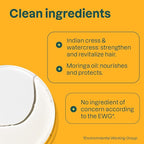 ATTITUDE Nourishing Shampoo for Curly Hair with Moringa Oil, EWG Verified, Vegan and Naturally Derived, 3a, 3b, 3c Curl Type, Provides Lightweight Moisture to Curls, 16 Fl Oz