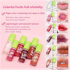 6 Color Lip Oil, Big Brush Head Hydrating Big