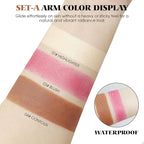 3Pcs Cream Contour Stick Makeup Kit - Cream Blush Stick Highlighter Stick Contour Bronzer Stick for Cheeks, Waterproof Long Lasting Blendable, Contour Stick Trio for Face Makeup (#01, 03, 04)