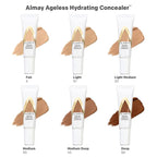 Almay Anti-Aging Concealer, Face Makeup with Hyaluronic Acid, Niacinamide, Vitamin C & E, Hypoallergenic, -Fragrance Free, 040 Medium Deep, 0.37 Fl Oz (Pack of 1)