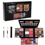 Professional Makeup Palette Set, 36 Colors Eyeshadow + 28 Lip Glosses + 4 Concealer Powder + 3 Blushers + 2 Contouring + 1 Highlight + 3 Brushes + Mirror, Make Up Palette Set