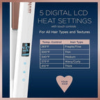 Conair Double Ceramic Flat Iron, 1-inch Digital Flat Iron