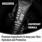 AVERT Moisturizer with SPF 40 | Unscented, No Octinoxate, No Oxybenzone, Ultra Lightweight, Face Sunscreen, Travel Size, No White Cast
