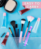 7Pcs Lip Gloss Tubes 10ml - Clear Lip Balm Containers, Refillable Squeeze Tubes for Lip Gloss, Soft Empty Mini Cosmetic Tubes for Lip Gloss and Travel Toiletries