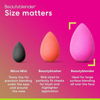 Beautyblender® | Original Pink + Nude Beauty Blender 2-Piece Bundle for Blending Foundations, Powders, and Creams, Super-Soft Foam for Streak-Free Application, Made in the USA, Reusable, Washable