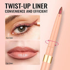 Oulac Waterproof Lipliner Pencil - Smooth and Creamy, Retractable Lip Makeup for Precision Application, Vegan & Cruelty-Free, LL03 Naked Liner