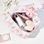 Soidram floral makeup bag quilted