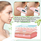 8PCS Aloe Vera Gel for Face & Skin,Organic Aloe Vera Gel,Hydrating After Sun Cream for Travel Size,Moisturizing Lotion for Skincare,After Sun Lotion for All Skin Type(B)