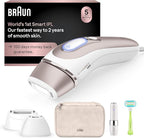 Braun IPL Skin i·Expert, at Home Laser Hair Removal, Permanent Visible Hair Reduction, with Free App, Smart IPL, Vanity Case, Venus Razor, 2 Smart Heads, Facial Trimmer, PL7219