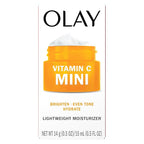 Olay Vitamin C Face Moisturizer, Brightening Cream for Women, Trial Size, Evens Tone, Dark Spot & Hyperpigmentation Reduction, Glowing Skin Care - Niaciniamide, Lactic Acid, 0.5 Oz