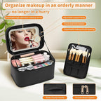 Ocheal makeup bag with led