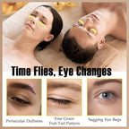 30 pairs 24k gold eye