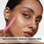 Face Razors for Women, Dermaplane Razor for Women Face, Eyebrow Razor, Facial Razors, Dermaplaning Tool, Gentle Skin Exfoliation Microblades for Sensitive Skin, Peach Fuzz Remover, 10 Count (Blush)