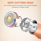 Facial Hair Removal for Women, Portable Painless Hair Remover Device, Rechargeable, with 2 Replacement Heads, for Face, Upper Lip and Chin