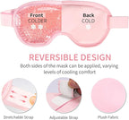 Cooling eye mask with gel