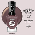 Sally Hansen Miracle Gel™, Saddle Up, Long Lasting, Gel-Like Formula, No UV Lamp Needed, Brown Nail Polish